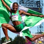 TOBI AMUSAN FIRST NIGERIAN ATHLETE TO WIN THE WORLD ATHLETICS CHAMPIONSHIP GOLD